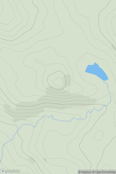 Thumbnail image for Creag Bhalg [Loch Tay to Perth] showing contour plot for surrounding peak